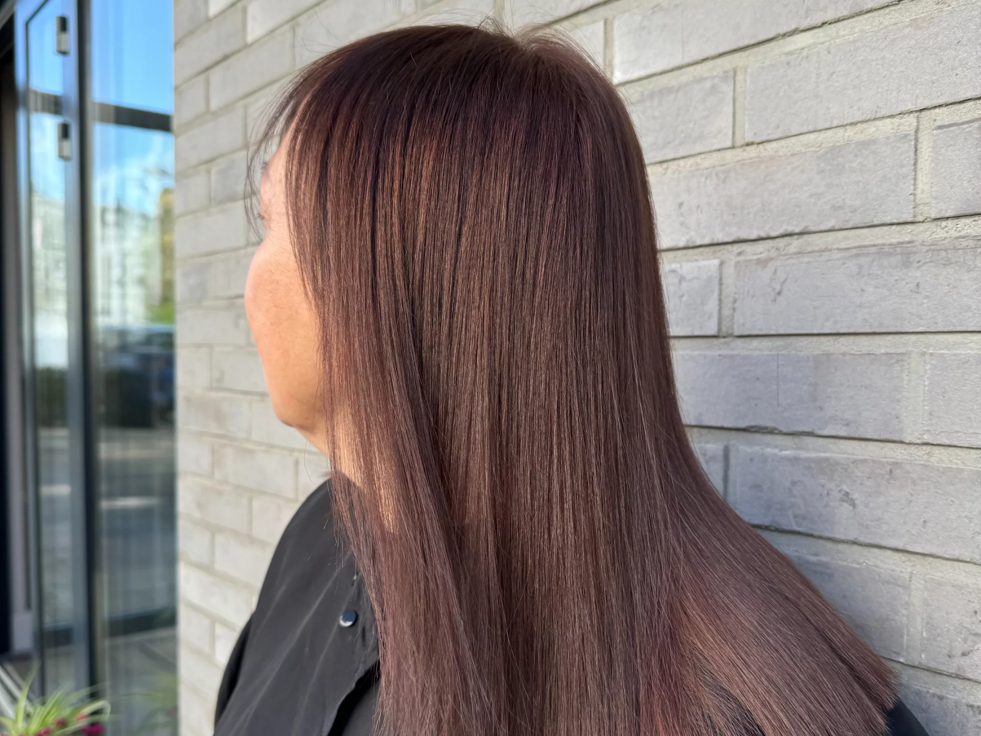 A gallery of vibrant salon images depicting transformations and happy clients using our services.